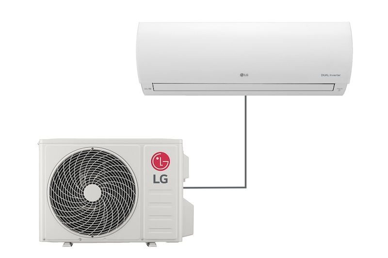 Foto frontale del climatizzatore LG F12MT
